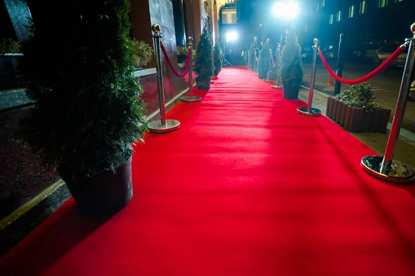 Tapis Rouge Lors Événement Exclusif Cérémonie Remise Des Prix Tapis — Photo