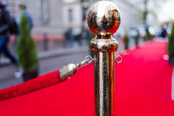 Özel Bir Etkinlikte Kırmızı Halı Ödül Töreni Kırmızı Halı Festivali — Stok fotoğraf