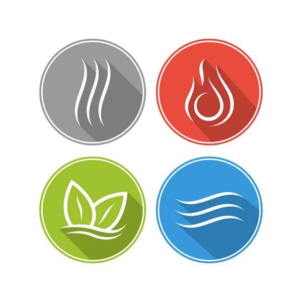 Download Symbols of four elements vector — Stock Vector © Blest_ru ...