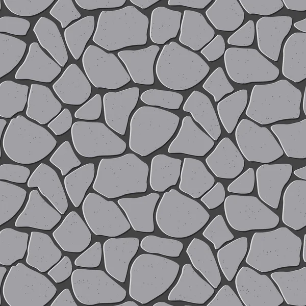 Vektor, bezešvé textury kamene, cihly. — Stockový vektor