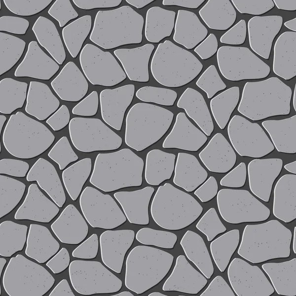 Vector, textura sin costura de piedra, ladrillo . — Vector de stock