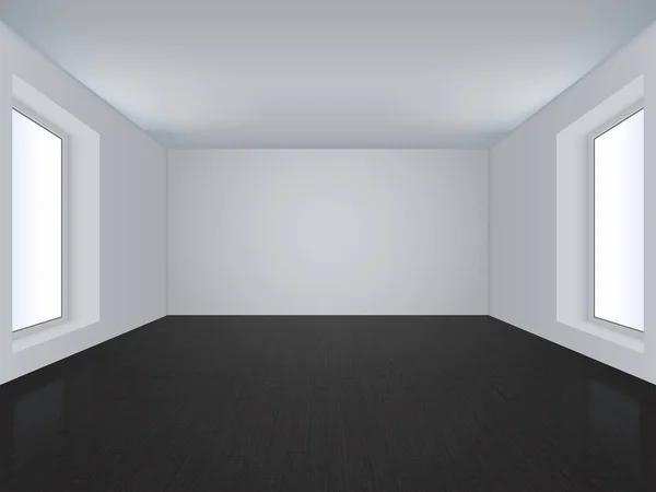 Vecteur chambre blanche . — Image vectorielle