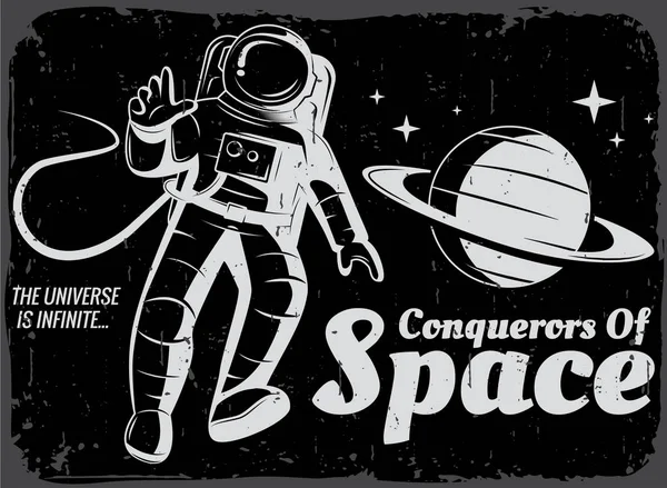 Astrónomo vectorial Ilustración . — Archivo Imágenes Vectoriales