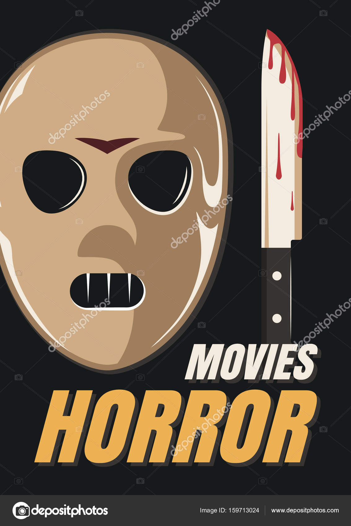 Wektor Plakaty Filmów W Stylu Retro Grafika Wektorowa Makalo86