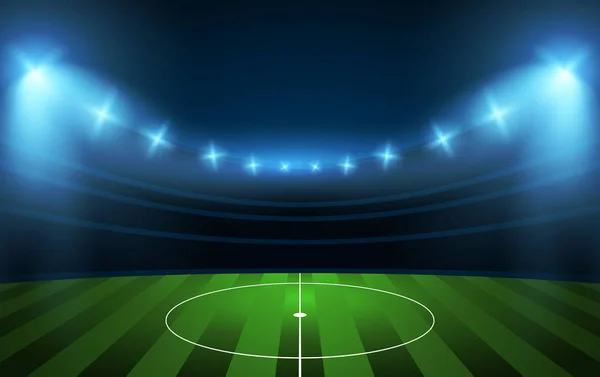 Football stadium. Soccer arena. — Stock Vector