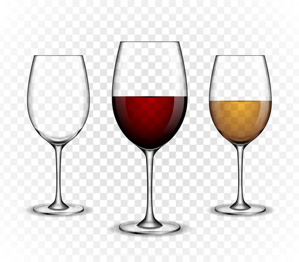 Mockup vin vinglas. vektor design. — Stock vektor