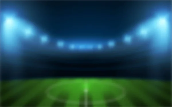 Stade de football. Arène de football . — Image vectorielle