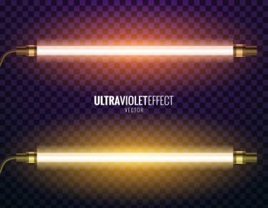 Vector of ultraviolet light. clipart