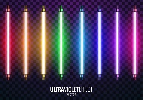 Vetor de luz ultravioleta . — Vetor de Stock