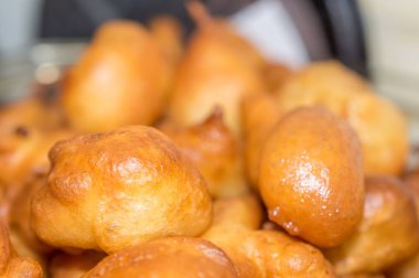 Küçük ev yapımı çörek parti arka planı için