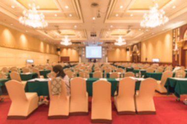 Toplantı Salonu Semineri kitlenin bulanıklık.