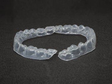 Şeffaf Diş telini veya açık hizmetli