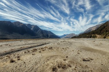 Arthur's Pass National Park in the South Island., New Zealand. clipart