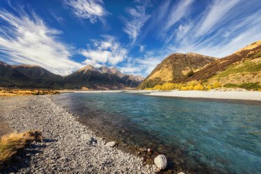 Arthur'un Pass Milli Parkı ' nın Güney Adası., Yeni Zelanda.
