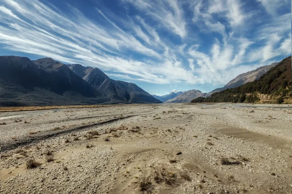 Arthur's Pass Nemzeti Park a déli sziget., Új-Zéland. — Stock Fotó