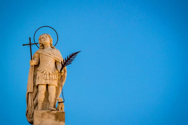 Estátua barroca siciliana — Fotografia de Stock