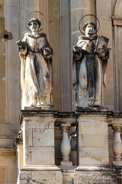 Estátua barroca siciliana — Fotografia de Stock