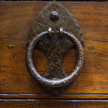 İtalya: rustik eski kapı kapat