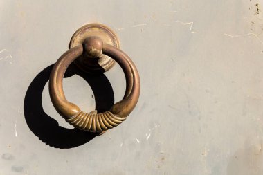 İtalya: rustik eski kapı kapat