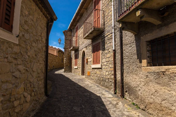 Sicilian medieval village — Stock Photo, Image