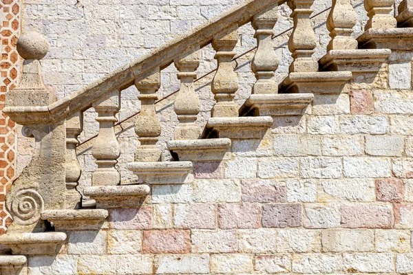 As escadas medievais — Fotografia de Stock