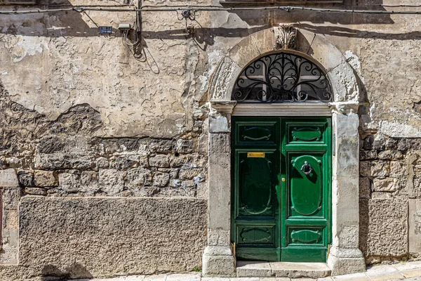 Modica Σικελία Αρχαίες Πόρτες Ιστορικών Παλατιών Ευγενών — Φωτογραφία Αρχείου