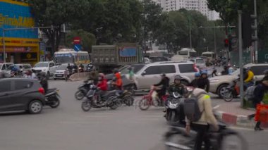 Hanoi 'de iş çıkış saati