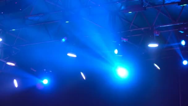 Концерт світлове шоу . — стокове відео