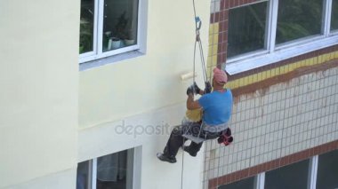 Endüstriyel dağcılar çalışma