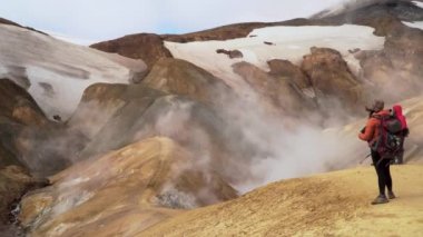 Kerlingarfjoll Jeotermal Alanında Sıcak Bahar