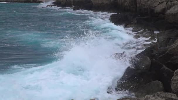 Burza na morzu — Wideo stockowe