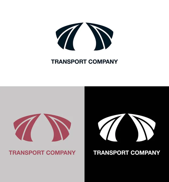 Transport company logo set — Stock Vector