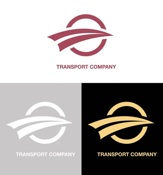 Transport company logo set — Stock Vector