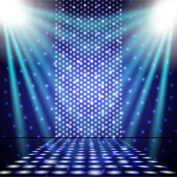 Disco Lights Effect Vector Illustration — 스톡 벡터