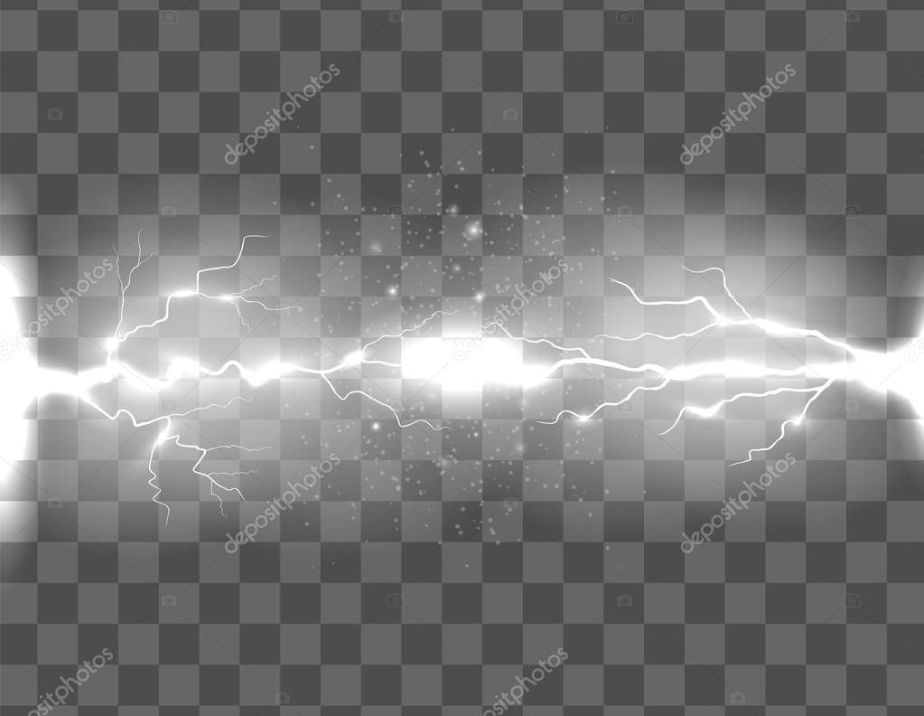 Realistic Lightning Effect Sign
