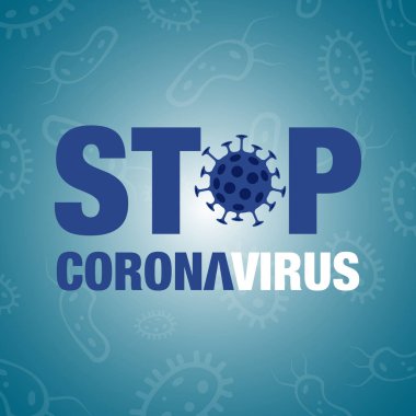 Koronavirüsü durdurun. Coronavirüs salgını. Corona Virüsü 2020