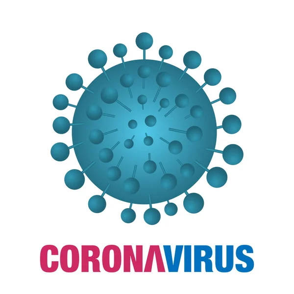 Parem Coronavírus Surto Coronavírus Vírus Corona 2020 — Vetor de Stock