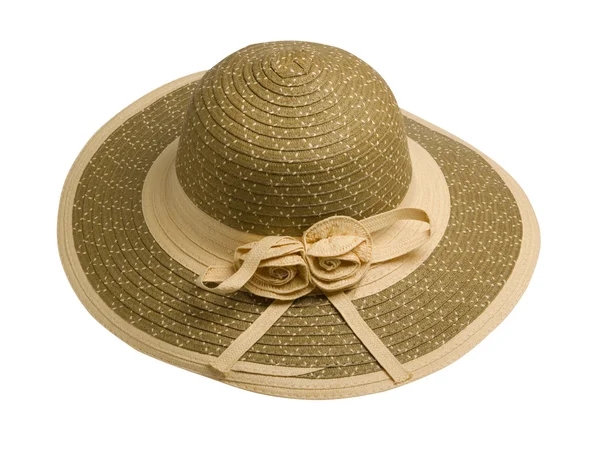 Жіночий капелюх ізольований на білому тлі — стокове фото