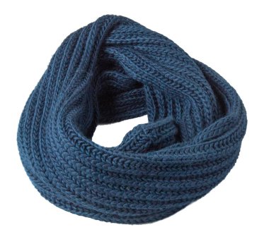   Beyaz arka plan üzerinde izole eşarp. Eşarp üstten görünüm .hiç eşarp