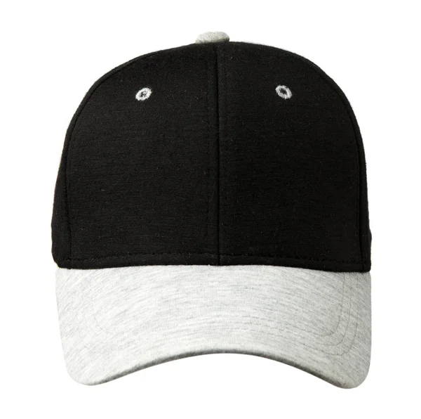 Gorra deportiva aislada sobre un fondo blanco .cap con un top negro —  Fotos de Stock