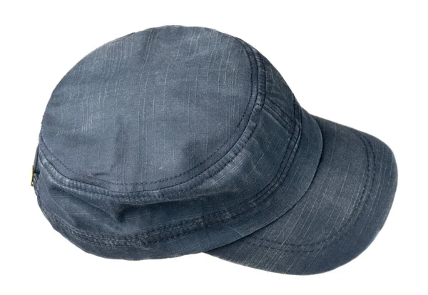 Sport cap isolerad på en vit bakgrund .blue mössa — Stockfoto