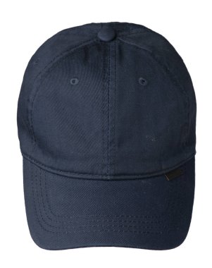 Beyaz arka plan üzerinde izole şapka. Bir visor.blue şapka şapka 