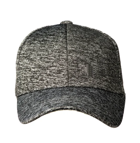 Sombrero aislado sobre fondo blanco. Sombrero con un sombrero .gray visera —  Fotos de Stock