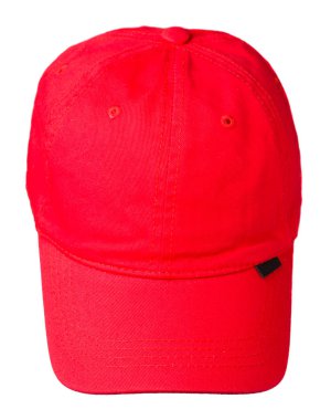 Beyaz arka plan üzerinde izole kap. visor.red kapaklı kap