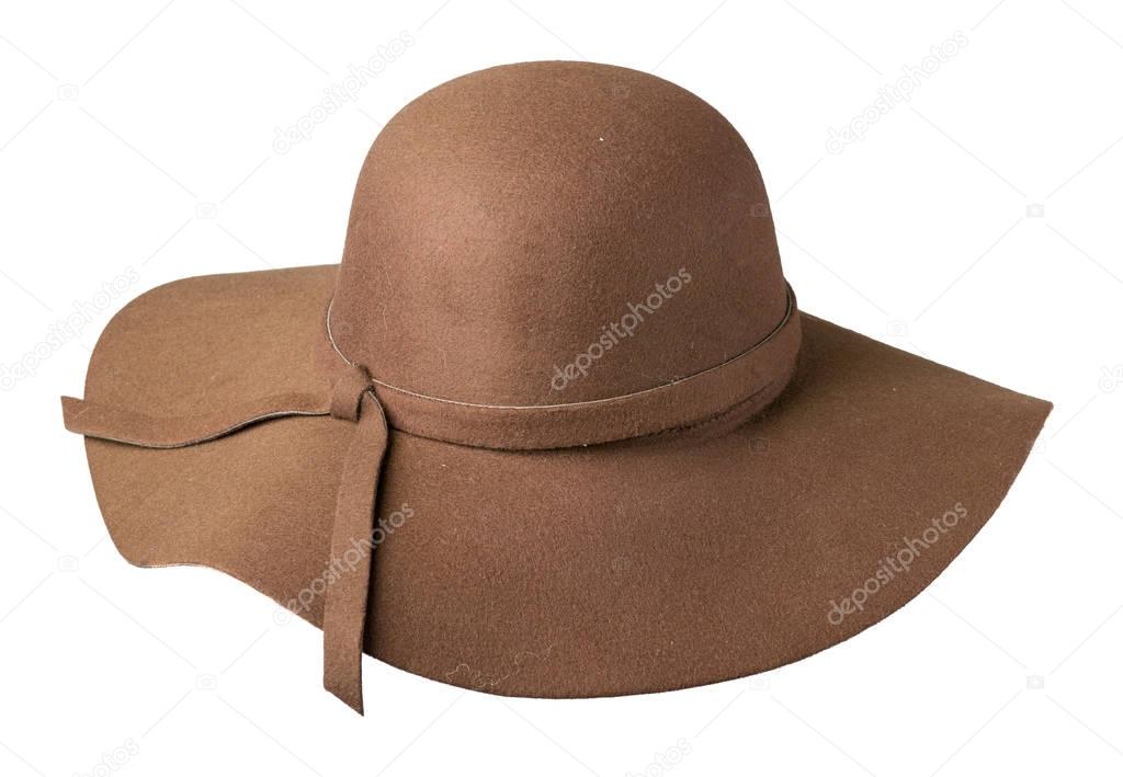  fedora hat. hat isolated on white background