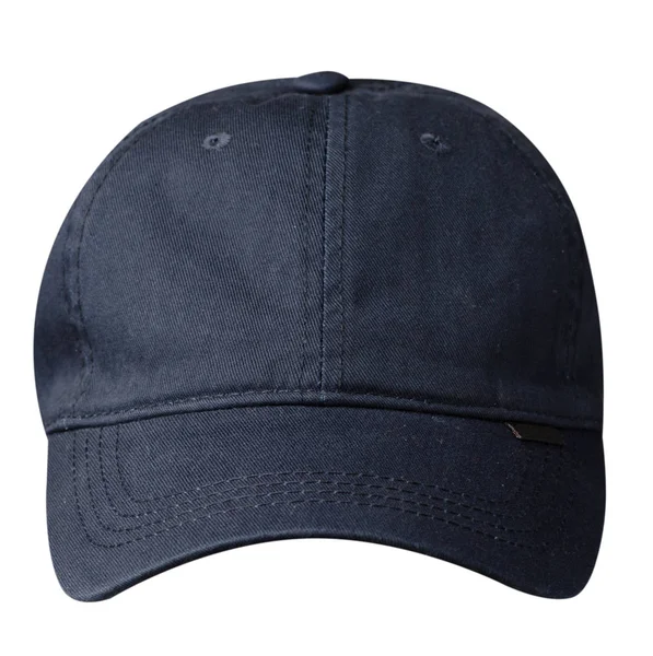 Tapa aislada sobre fondo blanco. gorra con una visera .blue cap — Foto de Stock