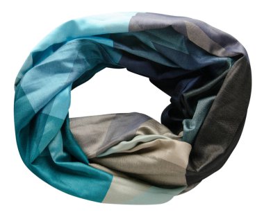 eşarp yaz. çok renkli atkı. Eşarp Üstten Görünüm