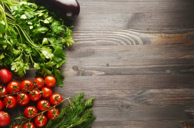 Taze sebze. Renkli sebze arka plan. Sağlıklı vegeta