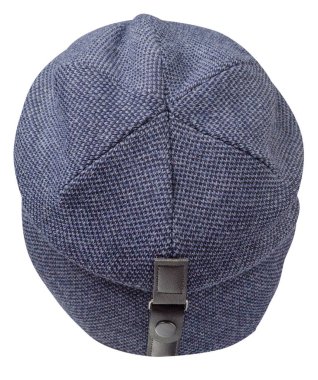  Beyaz arka plan .knitted şapka izole şapka. mavi şapka