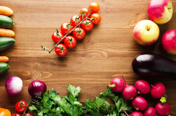 Taze sebze. Renkli sebze arka plan. Sağlıklı vegeta